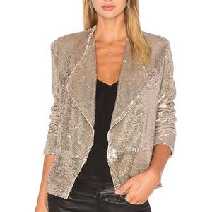Iro Chill Jacket in Gold Sequins